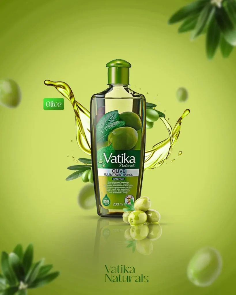 hair oil poster work